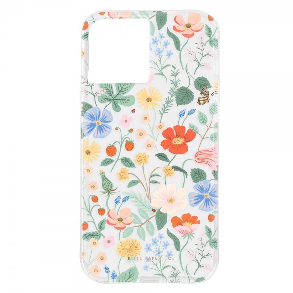 iPhone Case 12 / 12 Pro Clear Strawberry Fields