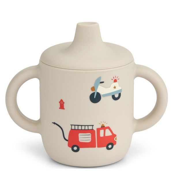 Becher Neil mit Deckel Emergency Vehicle · sandy