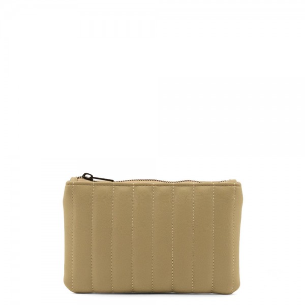 Mäppchen wallet Michi veganes Leder grain pistachio