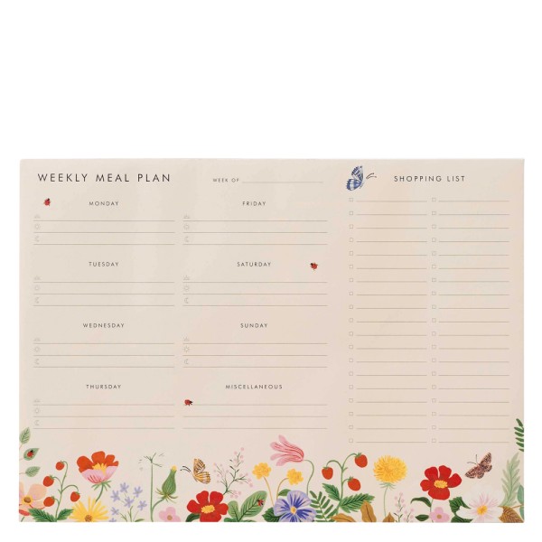 Meal Planner Strawberry Fields