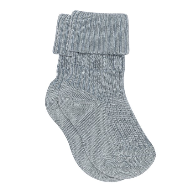 Babysocken gerippt MP kids Baumwolle · dusty blue