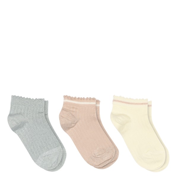 Socken MP kids 3er-Set Petra · multi blau rosa creme