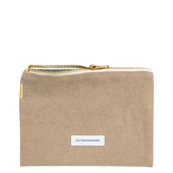 Pouch flach small · beige sable