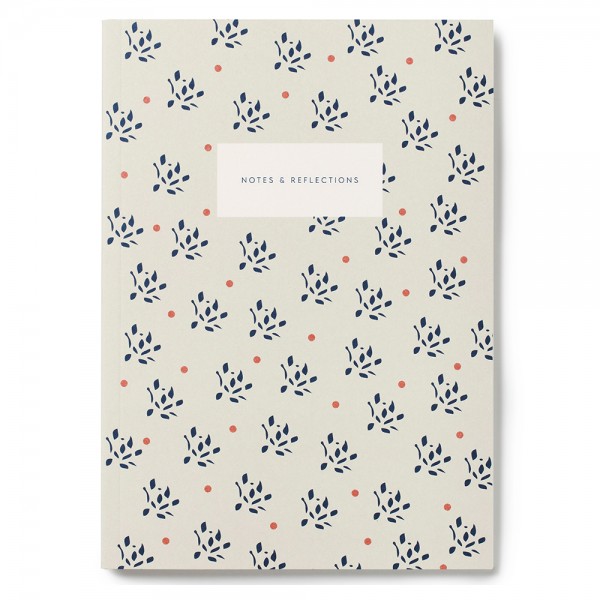 Notebook small Floral sand // blank