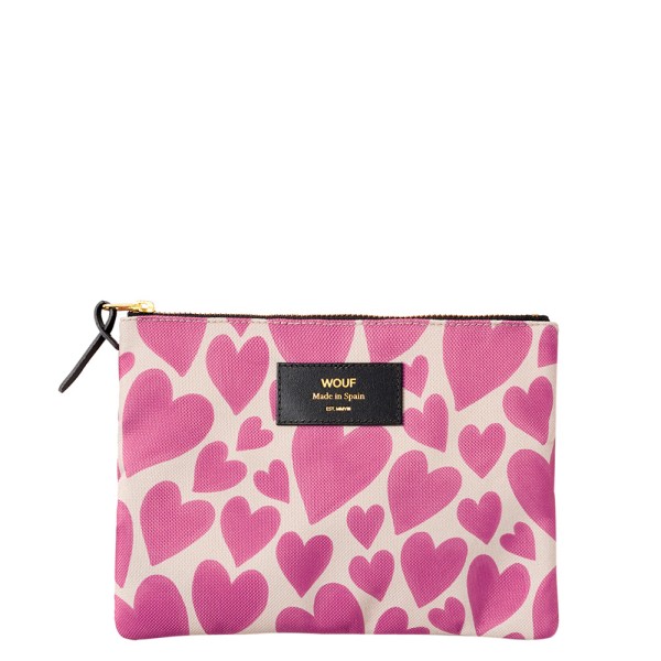 Pouch Bag large Pink Love
