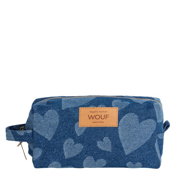 Kulturbeutel Denim Cuore