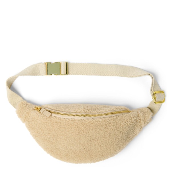 Kinder-Gürteltasche mini Teddy · ecru