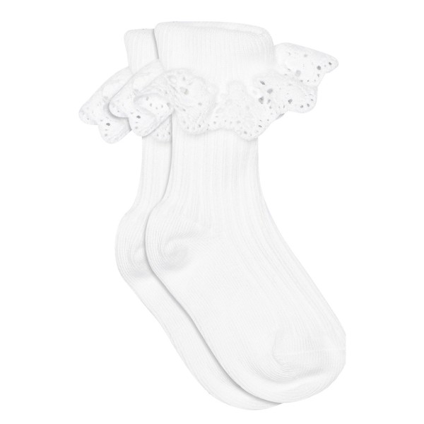 Socken m. Spitze MP kids Lisa · white