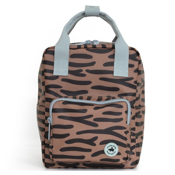 Rucksack small Studio Ditte Tiger Stripes · brown