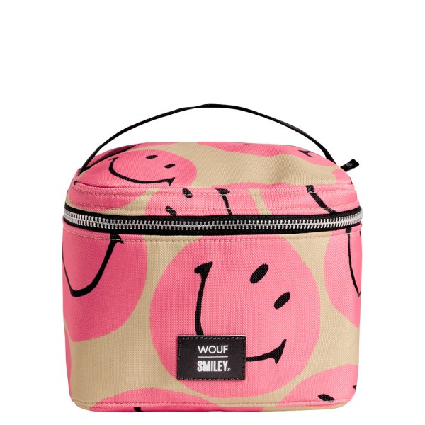 Kosmetiktasche XL Smiley® Pink
