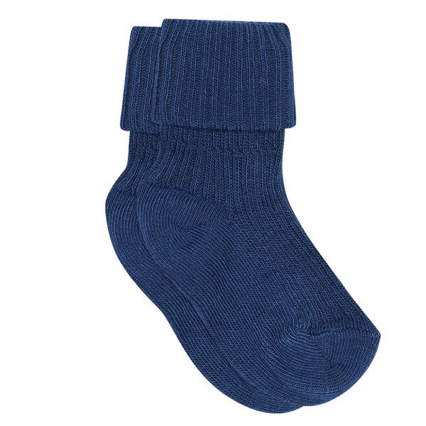 Babysocken gerippt MP kids Baumwolle · true blue