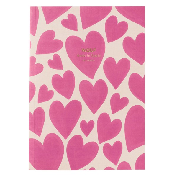 Notebook A5 liniert Pink Love