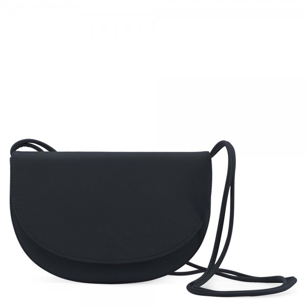 Half Moon Bag Soma grain midnight veganes Leder