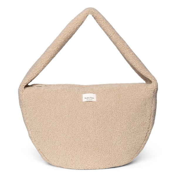 Crossbody Bag large Teddy · ecru