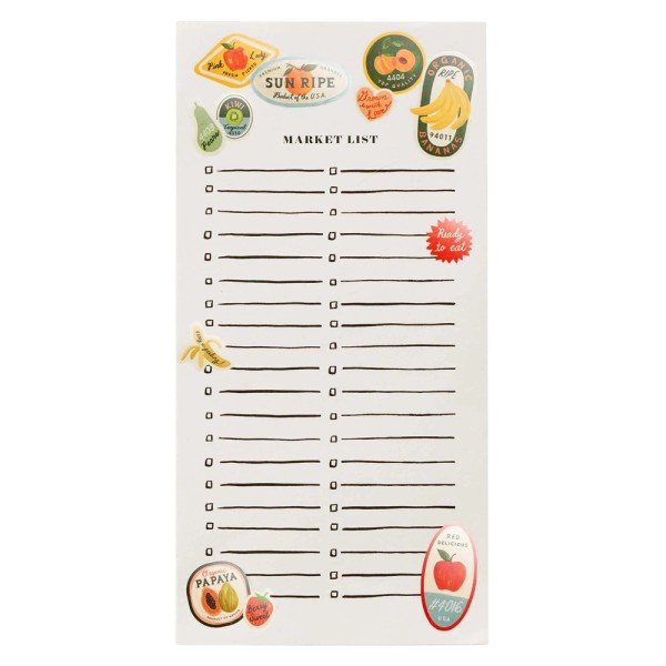 Market Pad Fruit Stickers mit Magnet