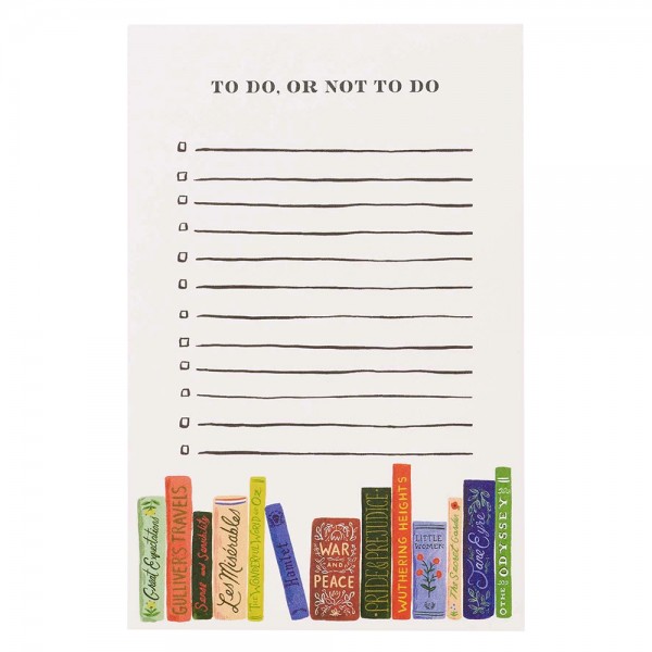 Notepad Checklist TO DO OR NOT TO DO