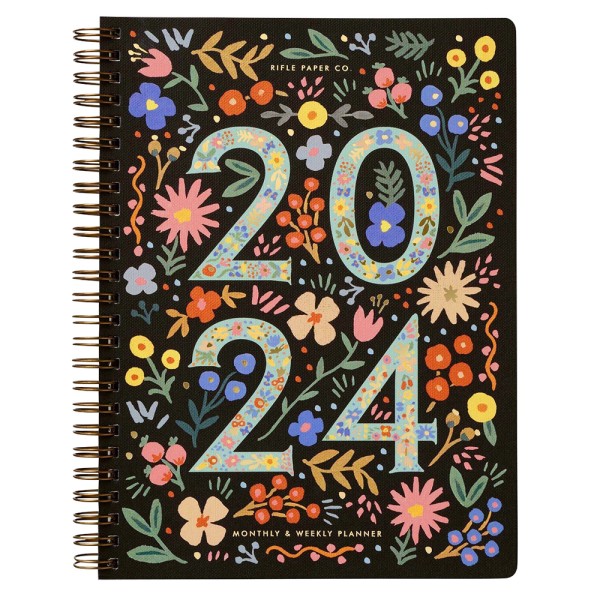 2024 Softcover Spiral Planner Flores