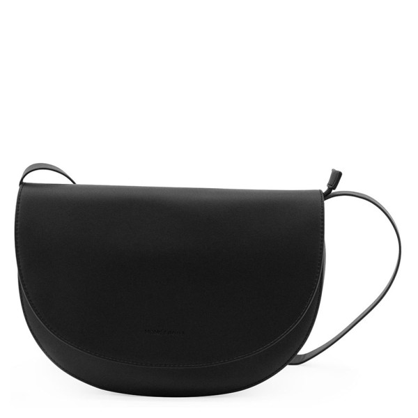 Half Moon Bag Soma aus veganem Leder black