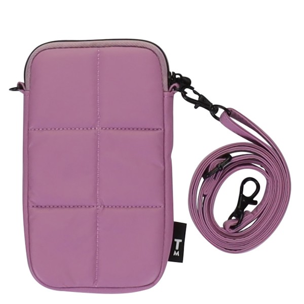 Phone Bag puffy Luce · pale pansy