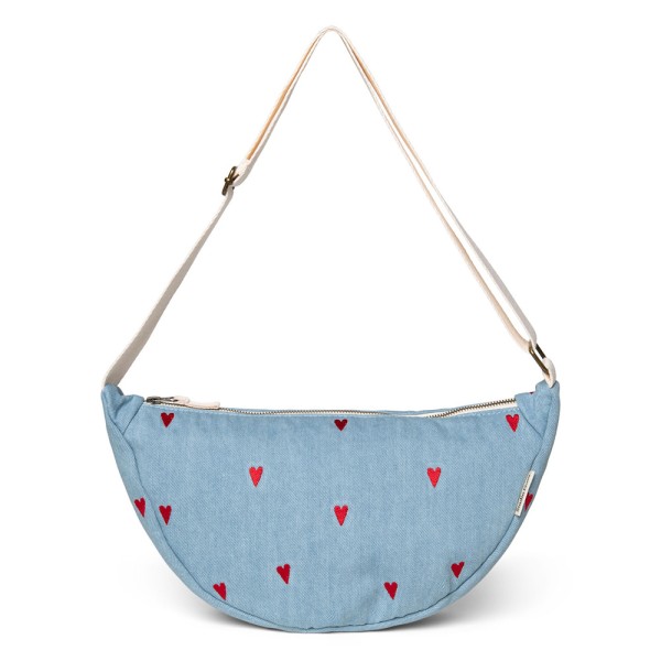 Crossbody Bag Denim · hearts